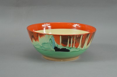 Lot 246 - A professionally restored Clarice cliff Glen Pattern bowl