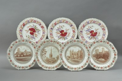 Lot 251 - Four Wedgwood Etrusia ceramic plates