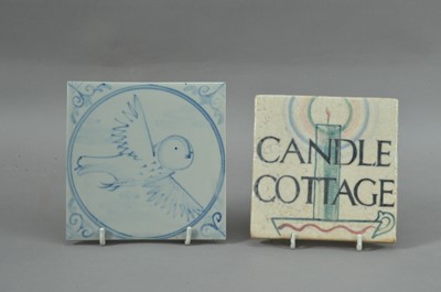 Lot 266 - Two ceramic tiles