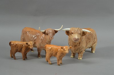 Lot 276 - A Beswick highland bull