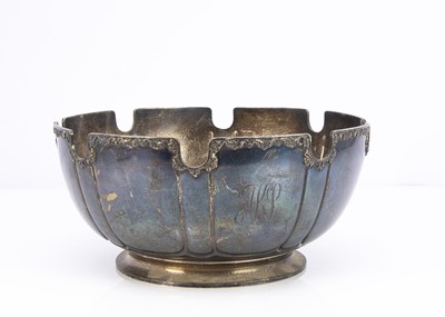 Lot 413 - A good 1960s silver punch bowl from Asprey & Co