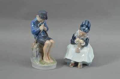 Lot 285 - Two pieces of Royal Copenhagen porcelain