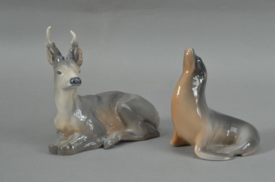Lot 287 - Two pieces of Royal Copenhagen porcelain