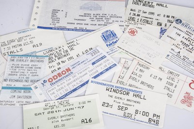 Lot 342 - Everly Brothers Concert Tickets