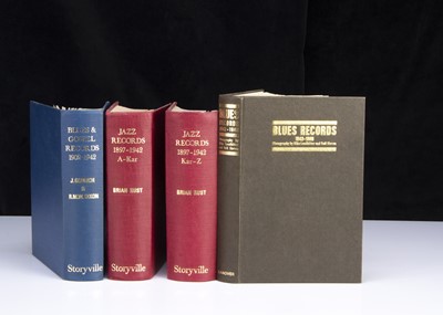 Lot 369 - Jazz and Blues Reference Books / Brian Rust / John Godrich / Mike Leadbitter