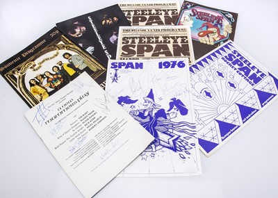 Lot 371 - Steeleye Span Programmes / Signatures