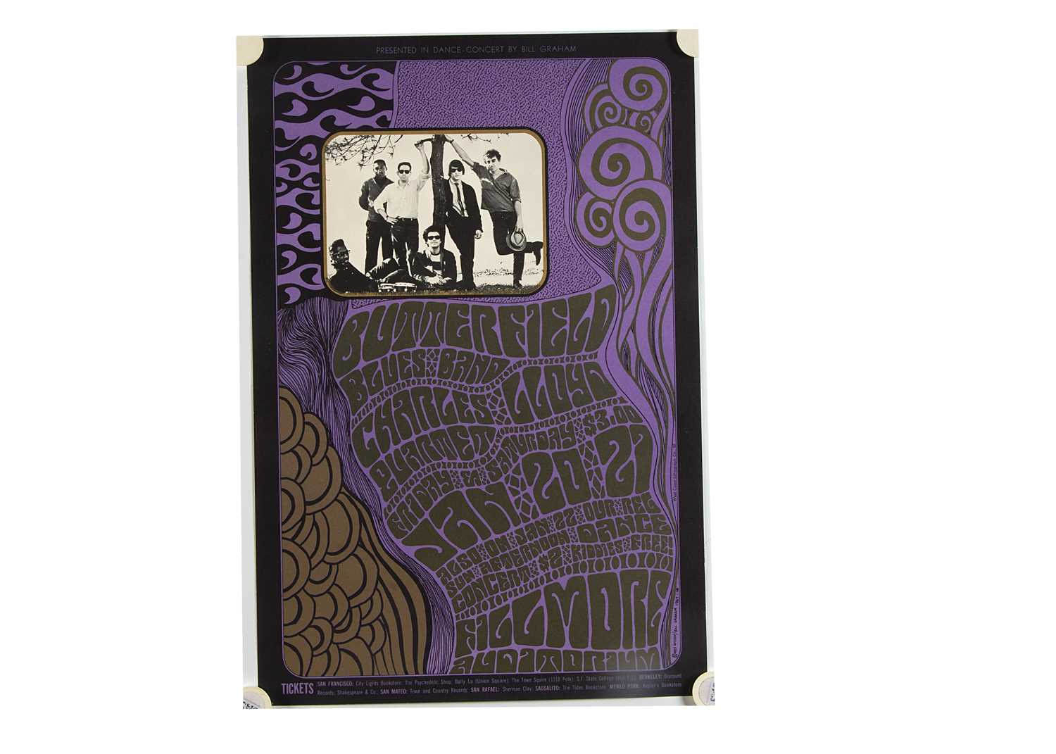 Lot 395 - Butterfield Blues Band / BG 46 Poster