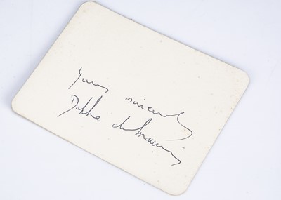 Lot 431 - Daphne Du Maurier / Signature
