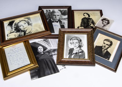 Lot 443 - Vintage Actors / Signatures
