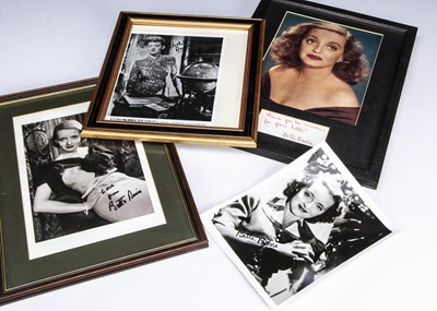 Lot 447 - Bette Davis / Signatures