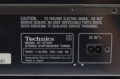 Lot 472 - Technics / Sony Separates