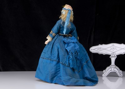 Lot 14 - A fine mid 19th century fashionable doll