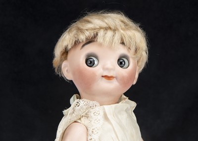 Lot 61 - A rare Gebruder Heubach for Eisenmann & Co (Einco) bisque headed googly-eyed baby