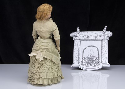 Lot 89 - A late 19th century Gaultier swivel-head fashionable doll