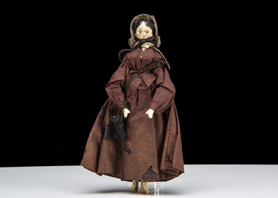 Lot 107 - A 19th century Grodnerthal dolls’ house doll