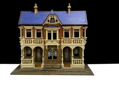 Lot 143 - A rare late 19th century Moritz Gottschalck two town terrace houses 2417/2