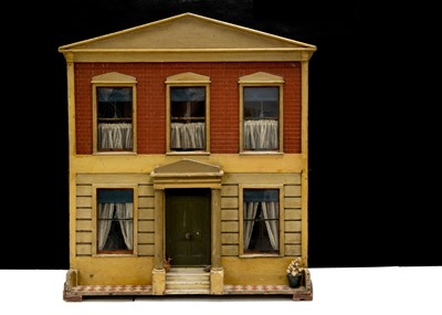 Lot 144 - A 19th century Silber & Fleming type box back dolls’ house