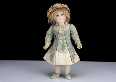 Lot 177 - An early Schmitt et Fils pressed bisque bebe, 1880s