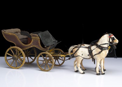 Lot 186 - A 19th century wooden Phaeton carriage