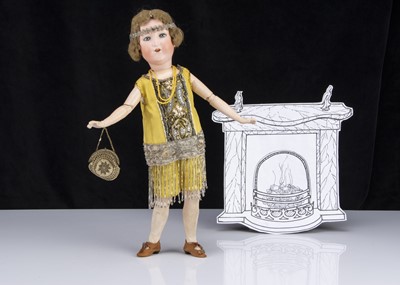 Lot 227 - An Armand Marseille 402 Flapper doll