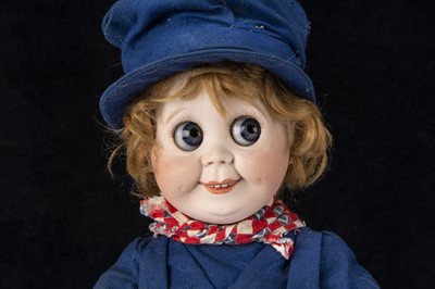 Lot 253 - A rare SFBJ 245 googly eyed boy doll