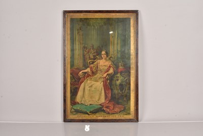 Lot 128 - A late Victorian Mazawattee Calendar Cover