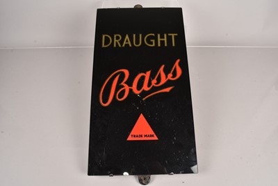 Lot 132 - A vintage slate backed glass pub advertising sign