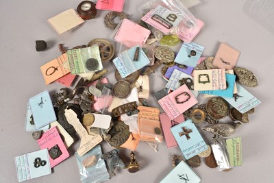 Lot 143 - A collection of metal detector finds
