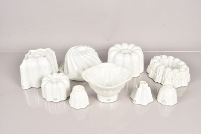 Lot 155 - A collection of 20 ceramic Jelly Moulds