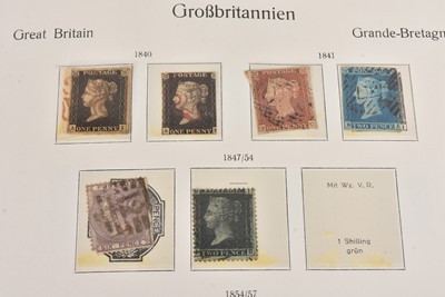 Lot 190 - An album of British Victorian and later stamps