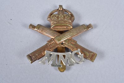 Lot 630 - A WWI Motor Machine Gun Corps Bi-Metal badge