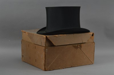 Lot 58 - A canvas top hat