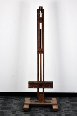 Lot 70 - A wooden artists easel