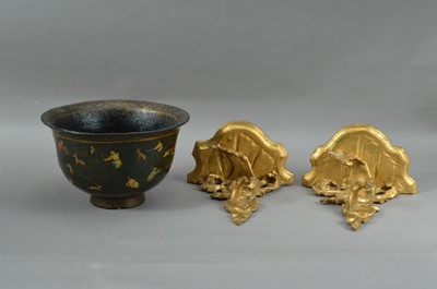 Lot 74 - A Chinese lacquer bowl