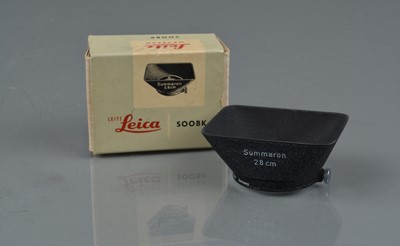 Lot 91 - A Leitz Wetzlar Leica SOOBK Lens Hood
