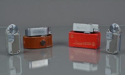 Lot 102 - Four Leica Meter M Light Meters