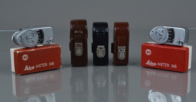 Lot 103 - Two Leica Meter MR Light Meters