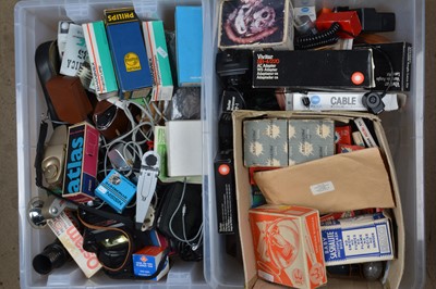Lot 122 - Three Boxes of Camera Related Items
