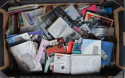 Lot 155 - A Tray of Canon Manuals