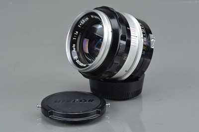 Lot 379 - A Nippon Kogaku Nikkor S Auto 5.8cm f/1.4 Non Ai Lens