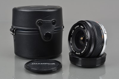 Lot 414 - An Olympus OM Zuiko 28mm f/2.8 Lens
