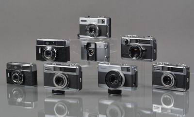 Lot 486 - A Group of Half Frame Cameras