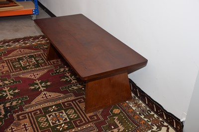 Lot 2 - A c1970s Scandinavian fruit wood coffee table
