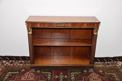 Lot 4 - An Regency style mahogany bookcase
