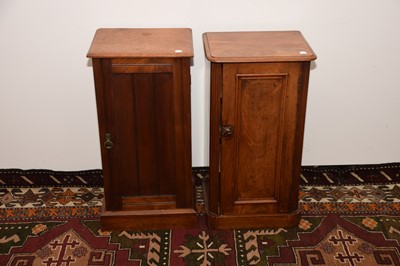 Lot 33 - Two Victorian mahogany pot cupboards