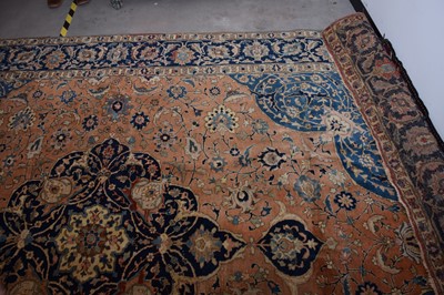 Lot 41 - A very large Middle Eastern vintage woollen carpet