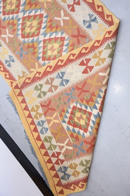Lot 59 - A mid 20th century Middle Eastern flat weave Kilim runner carpet