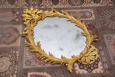 Lot 87 - A Louis XV style gilt wall mirror