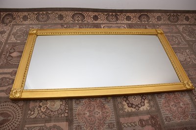 Lot 88 - A large Victorian gilt mirror