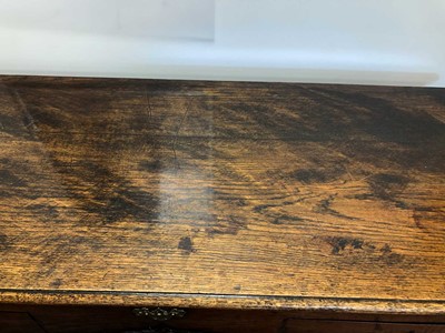 Lot 112 - An 18th century and later converted Lancashire Mule chest